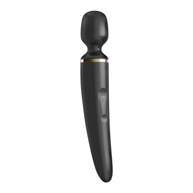 Вібромасажер-мікрофон Satisfyer Wand-er Woman, чорний вид 3