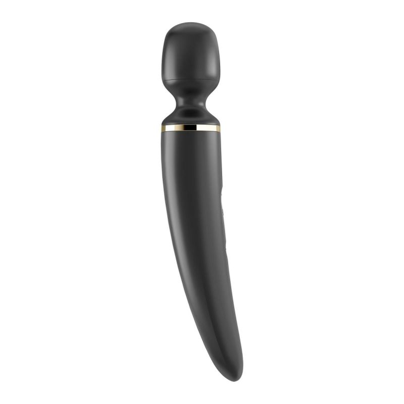Вібромасажер-мікрофон Satisfyer Wand-er Woman, чорний вид 5