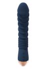 Вібромасажер з функцією нагріву Dream Тoys Goddess Collection Aeolus рельєфний, синій вид 5