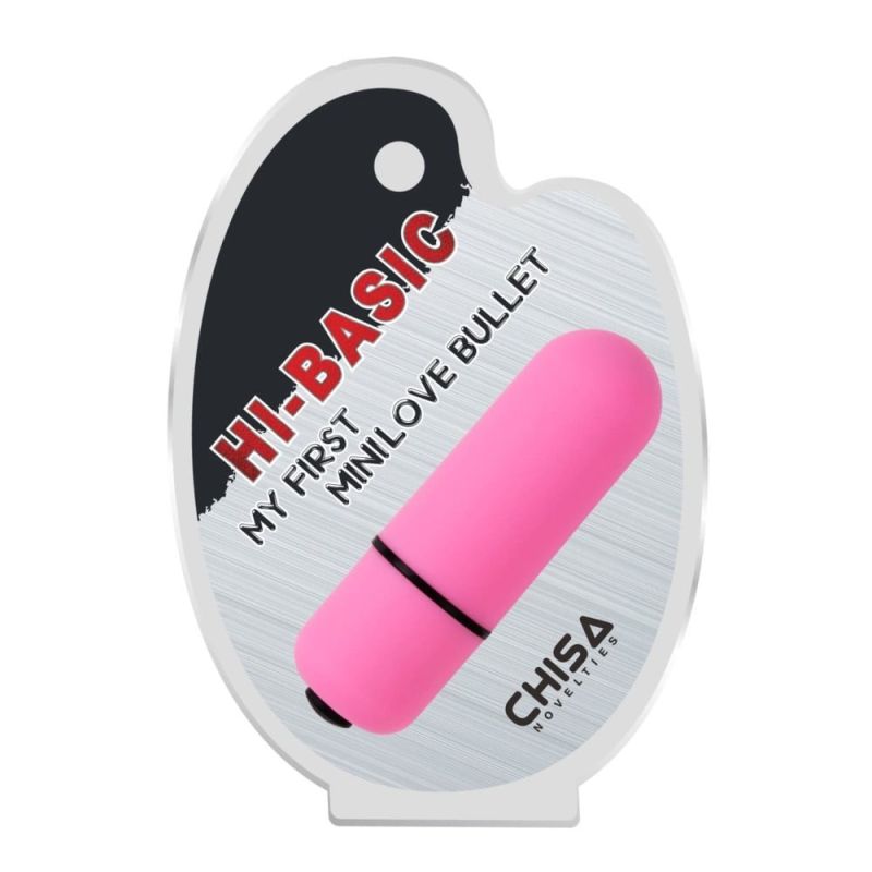 Вибропуля Chisa HI-BASIC Mini Love Bullet из ABS-пластика, розовая вид 4