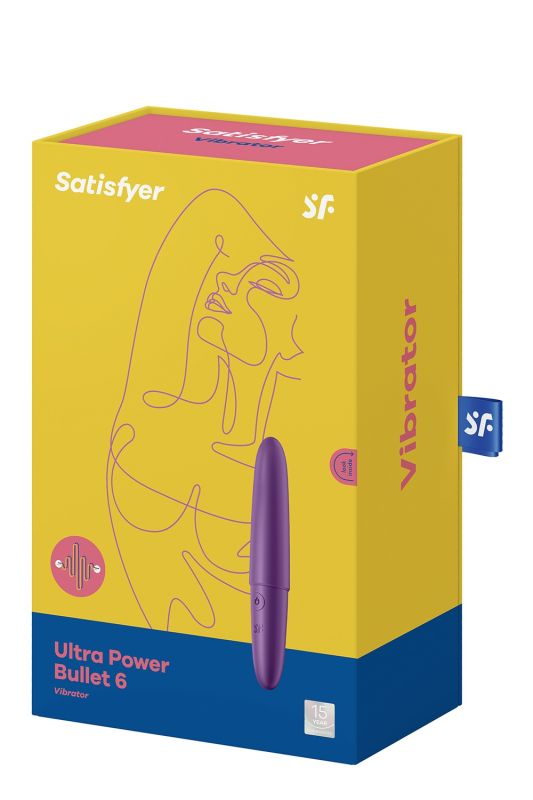 Віброкуля Satisfyer Ultra Power Bullet 6, фіолетовий вид 5