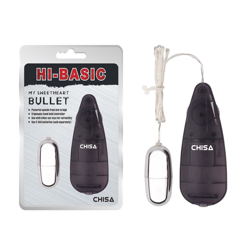 Вибропуля на пульте управления Chisa Hi-Basic, серебристый вид 2