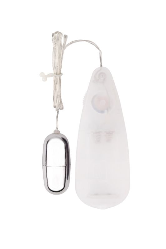 Вибропуля с пультом управления Chisa Hi-Basic My Sweetheart Bullet, серебристая вид 3