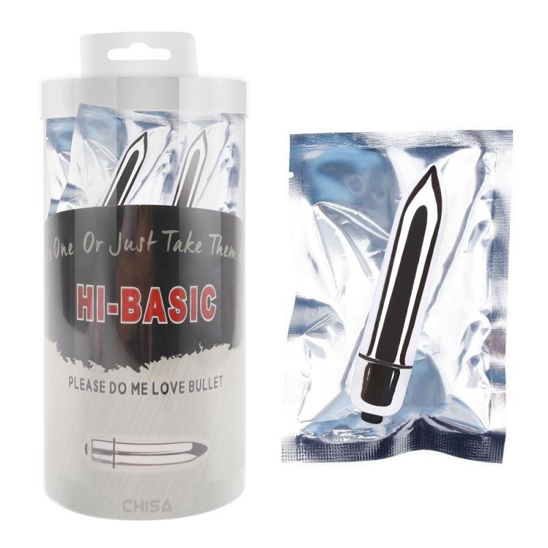 Вибропуля Chisa Hi-Basic серебристая вид 2