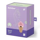 Вібростимулятор для клітора у вигляді Морозива Satisfyer Layons Sweet Temptation, рожевий вид 5