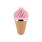 Вібростимулятор для клітора у вигляді Морозива Satisfyer Layons Sweet Temptation, рожевий вид 2