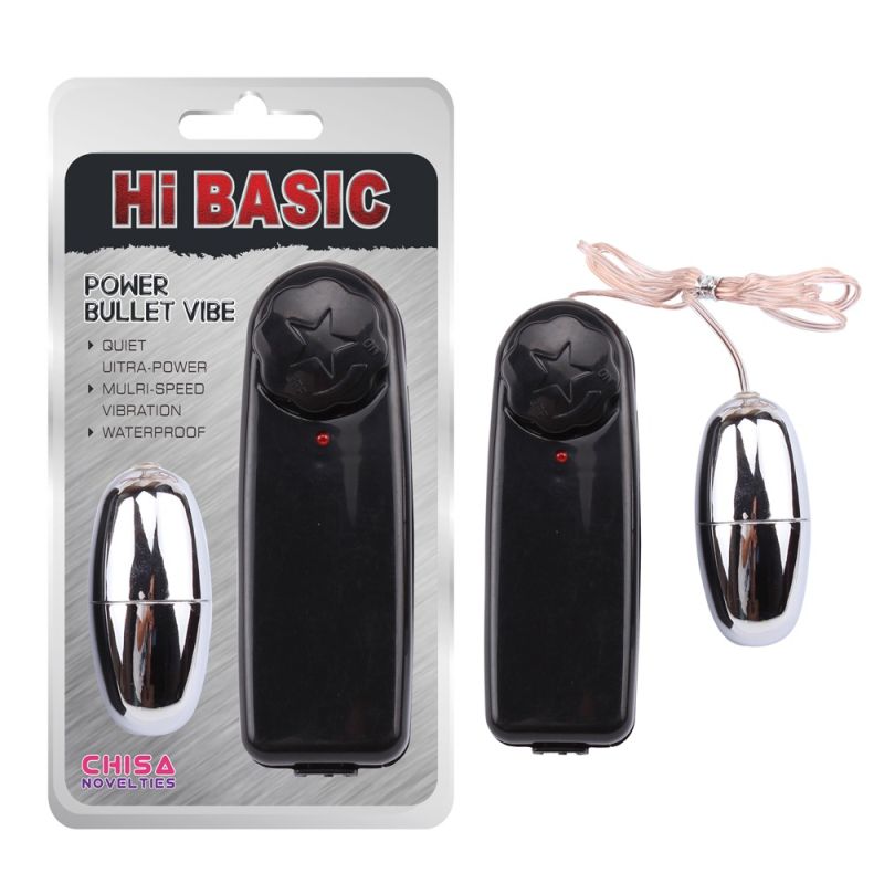 Виброяйцо Chisa HI-BASIC Power Bullet Vibe с проводным пультом вид 2