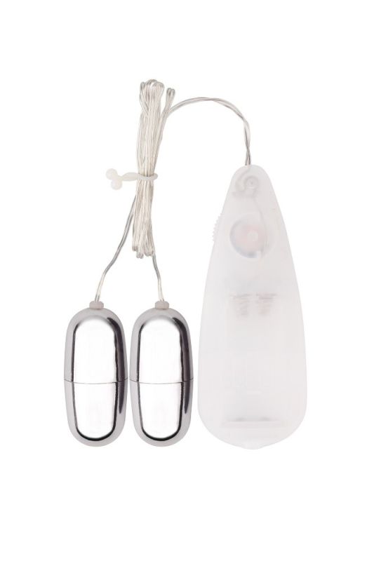 Виброяйцо на пульте управления 2 шт. Chisa Hi-Basic, серебристый вид 3