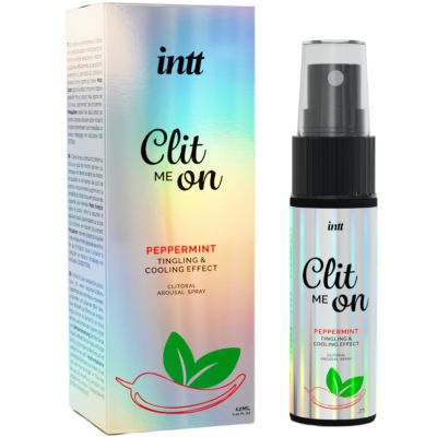 Возбуждающий клиторальный гель INTT Clitoris Stimulator Spray Clit Me On Peppermint мятный, 12 мл