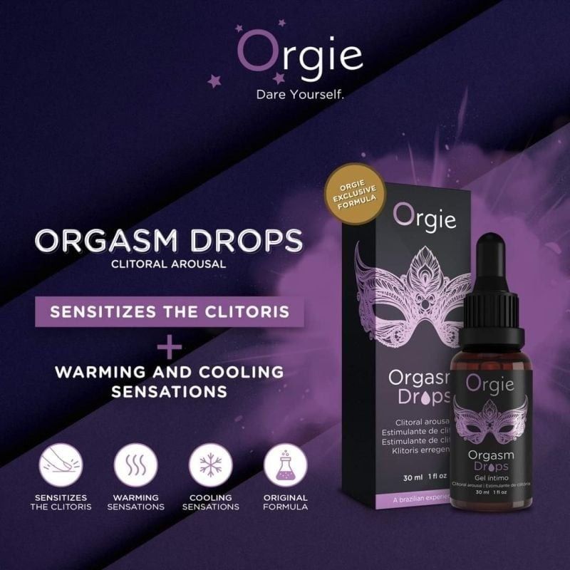 Збудливі краплі для клітора Orgie "ORGASM DROPS", 30 мл вид 7