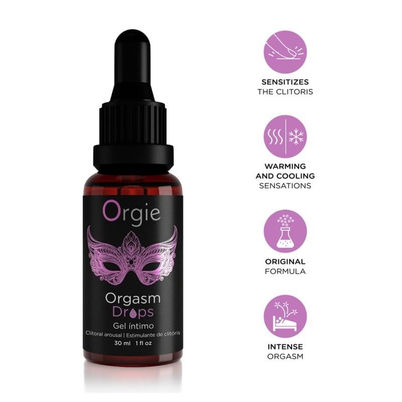 Збудливі краплі для клітора Orgie "ORGASM DROPS", 30 мл вид 6