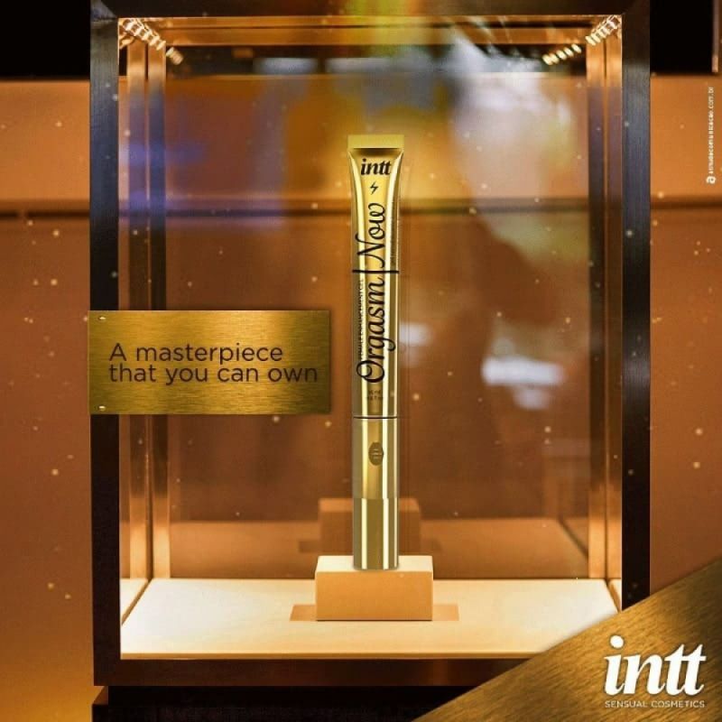 Возбуждающий гель-вибратор 2-в-1: Intt Orgasm Now со вкусом персика, 15 мл вид 6