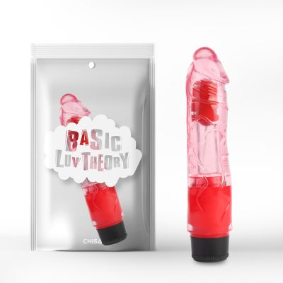 Вибратор реалистичный Chisa Basic Luv Theory Realistic Vibe красный