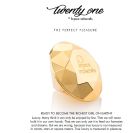 Діамант вібратор Bijoux Indiscrets Twenty One Vibrating Diamond золотистий вид 3