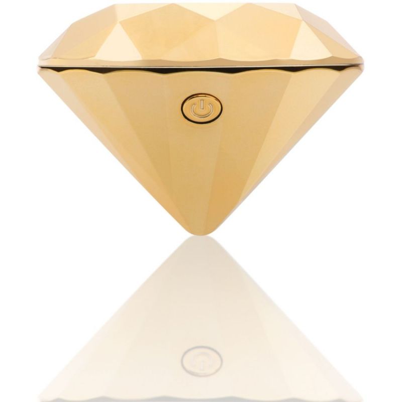 Діамант вібратор Bijoux Indiscrets Twenty One Vibrating Diamond золотистий вид 12