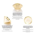 Діамант вібратор Bijoux Indiscrets Twenty One Vibrating Diamond золотистий вид 9