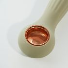 Вібратор для клітора з коливаннями та 3-ма змінними насадками, силікон Sweet Em Velvet Lure, сірий вид 7