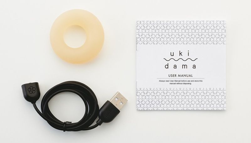 Вібратор для клітора з підсвічуванням Ukidama Iroha, на підставці, силіконовий, білий, 7 х 5.7 см вид 10