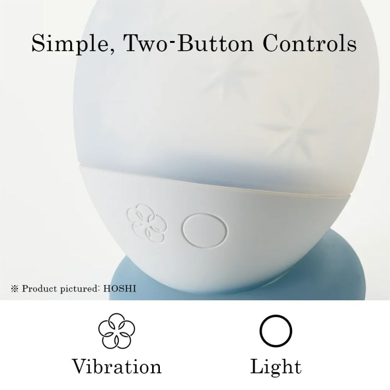 Вібратор для клітора з підсвічуванням Ukidama Iroha, на підставці, силіконовий, білий, 7 х 5.7 см вид 9