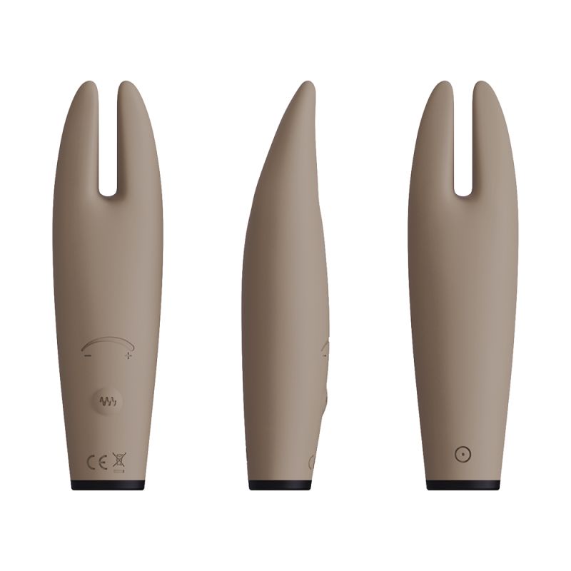 Вібратор для клітора з роздвоєним кінчиком Sweet Em, рожевий вид 6