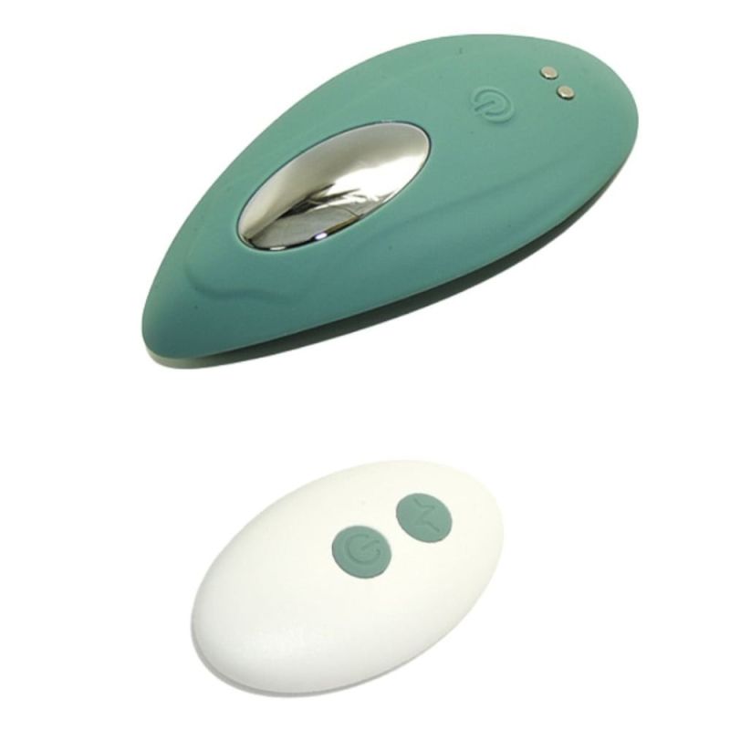 Вібратор для клітора Sweet Em 0068F з дистанційним керуванням, зелений вид 3