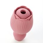 Вибратор для клитора-цветок двухсторонний Sweet Em Velvet Lure, розовый вид 5