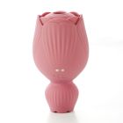 Вибратор для клитора-цветок двухсторонний Sweet Em Velvet Lure, розовый вид 4