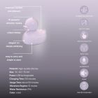 Вібратор для клітора у вигляді качки Sweet Em , силіконовий, лавандовий вид 9