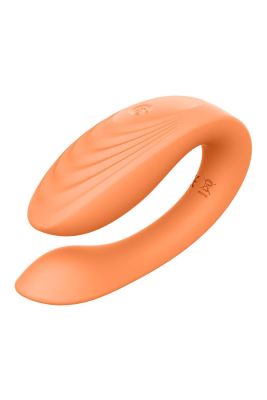 Вибратор для пар на пульте управления DreamToys Glam Couples, оранжевый