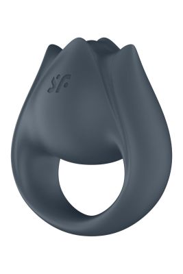 Вибратор для пар Satisfyer Perfect Pair 2 с кольцом для пальцев, серый