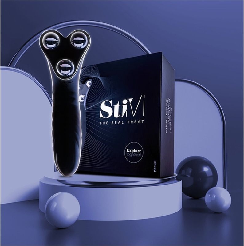Вибратор для пар StiVi - The Real Threat Partner Vibrator - Black вид 6