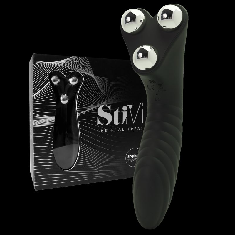 Вибратор для пар StiVi - The Real Threat Partner Vibrator - Black вид 11