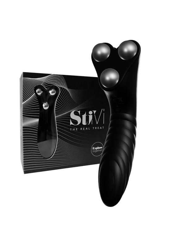 Вибратор для пар StiVi - The Real Threat Partner Vibrator - Black вид 2