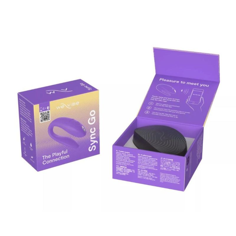 Вібратор для пар We-Vibe Sync Go Light Purple, фіолетовий вид 15