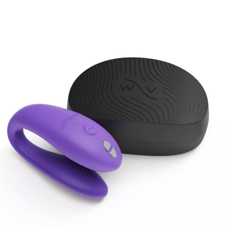 Вібратор для пар We-Vibe Sync Go Light Purple, фіолетовий вид 4
