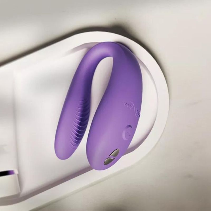 Вібратор для пар We-Vibe Sync Go Light Purple, фіолетовий вид 12