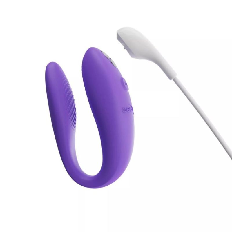 Вібратор для пар We-Vibe Sync Go Light Purple, фіолетовий вид 10