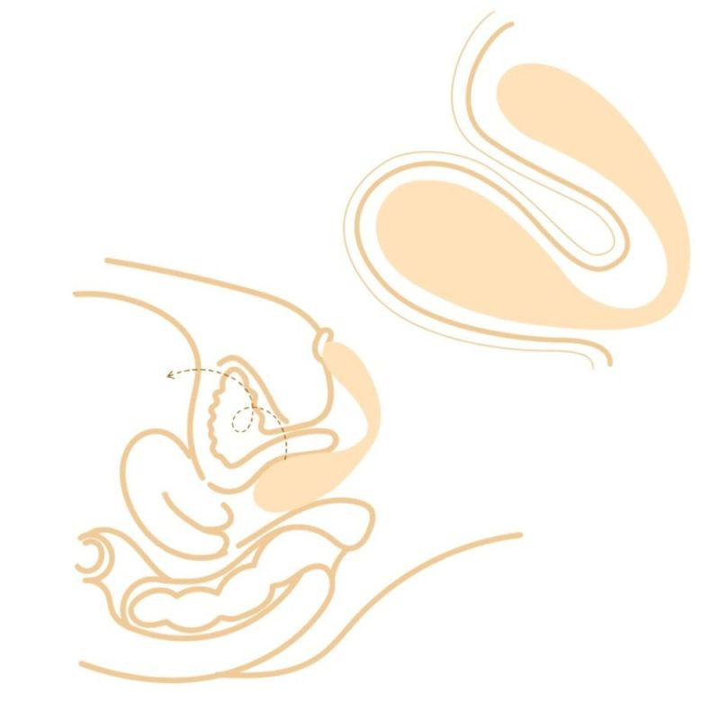 Вибратор для пары BeYourLover Carla с управлением из телефона, белый вид 5