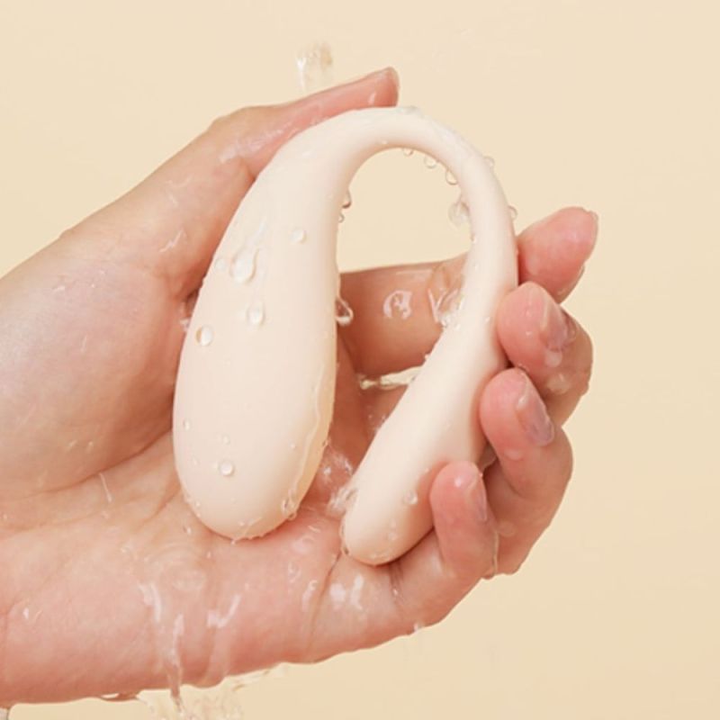 Вибратор для пары BeYourLover Carla с управлением из телефона, белый вид 9