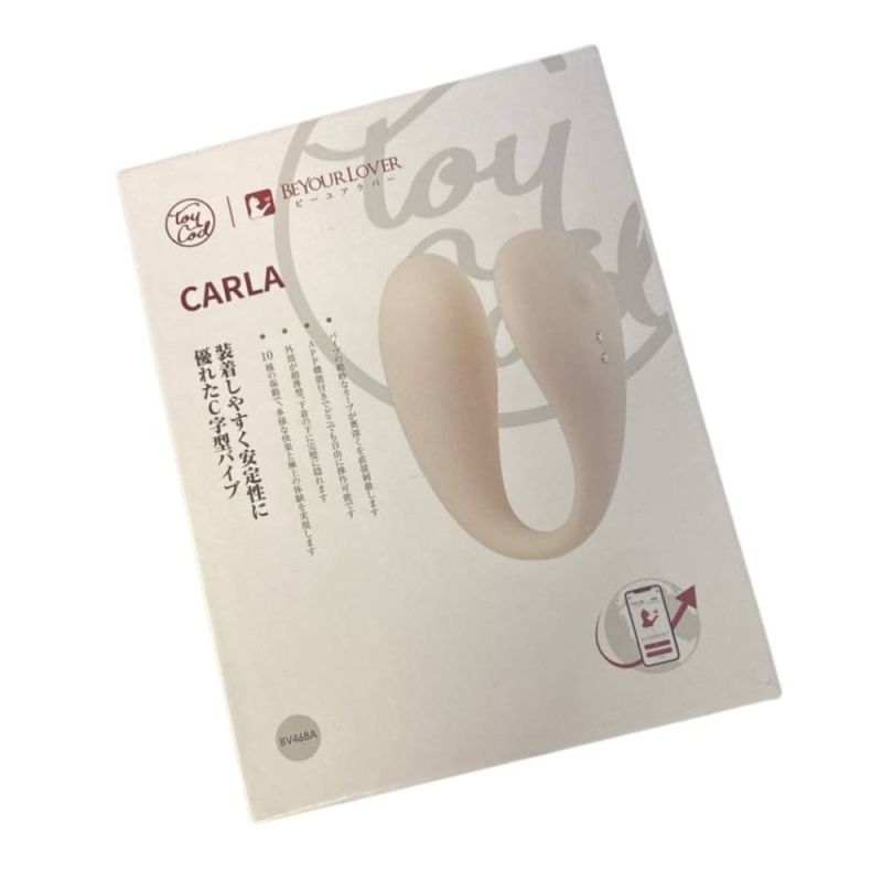 Вибратор для пары BeYourLover Carla с управлением из телефона, белый вид 14