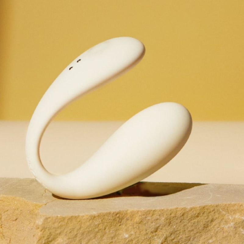 Вибратор для пары BeYourLover Carla с управлением из телефона, белый вид 6