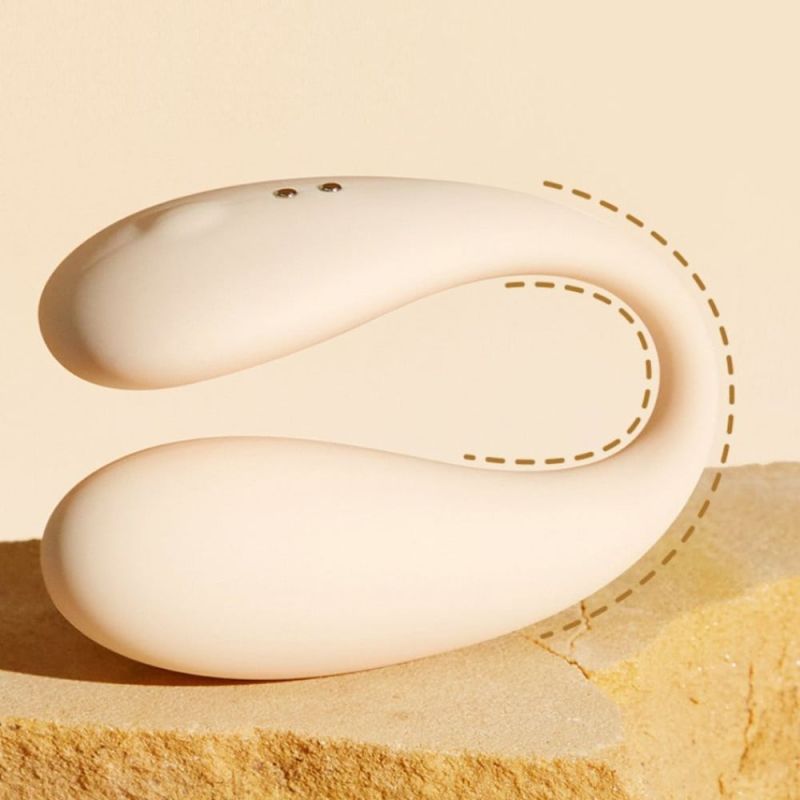 Вибратор для пары BeYourLover Carla с управлением из телефона, белый вид 8