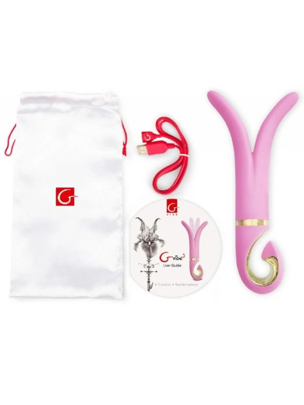 Вібратор для різних зон Gvibe3 - Рожевий вид 6