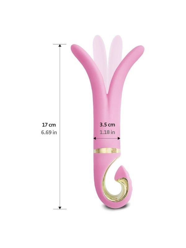 Вібратор для різних зон Gvibe3 - Рожевий вид 4