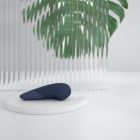 Вібратор для стимуляції клітора безшумний Womanizer Vibe, темно-синій вид 12