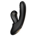 Смарт вібратор для стимуляції клітора з фрикціями BeYourLover Fatima та змінною насадкою, чорний вид 2
