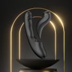 Смарт вібратор для стимуляції клітора з фрикціями BeYourLover Fatima та змінною насадкою, чорний вид 8