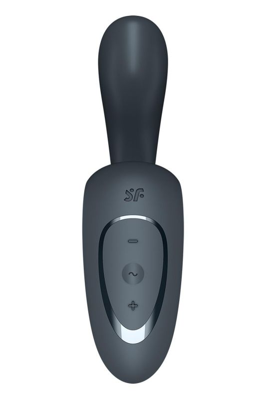 Вібратор для стимуляції точки G та клітора Satisfyer G for Goddess 1 темно-сірий вид 5