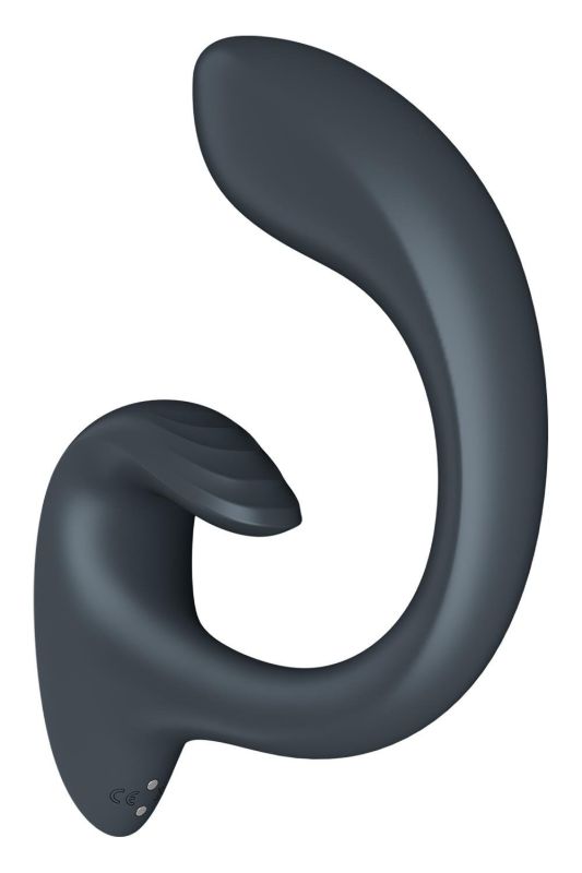 Вібратор для стимуляції точки G та клітора Satisfyer G for Goddess 1 темно-сірий вид 3