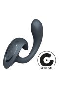 Вібратор для стимуляції точки G та клітора Satisfyer G for Goddess 1 темно-сірий